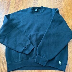 Vintage Russell Athletic Sweatshirt Mens Large Navy Fleece Y2K Pullover Crewneck
